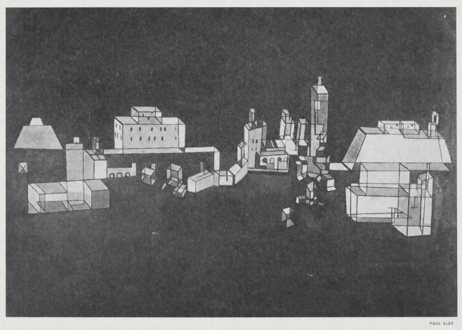 Paul Klee Architectural Forms No6 - Póster