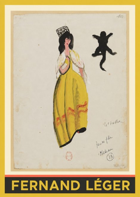 Fernand Léger Jeune Fille Micheau No1 - Póster