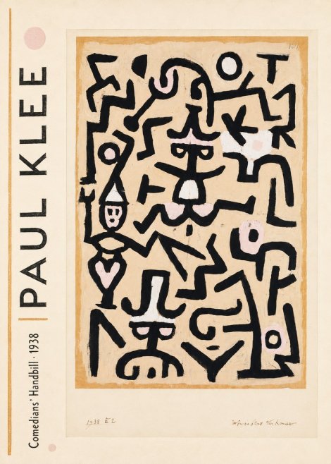 Paul Klee Comedians' Handbill No2 - Póster
