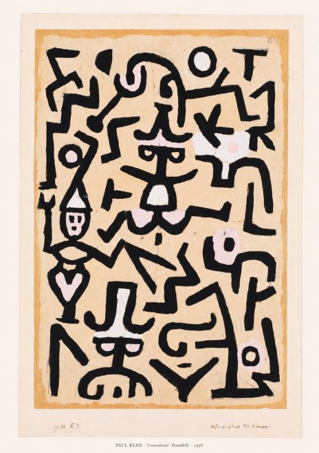 Paul Klee Comedians' Handbill No6 - Póster