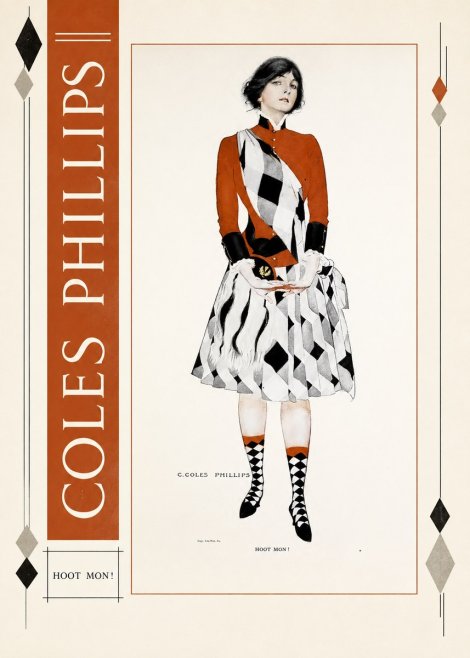 Coles Phillips Hoot Mon! No2 - Póster