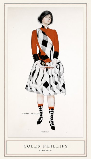 Coles Phillips Hoot Mon! No5 - Póster
