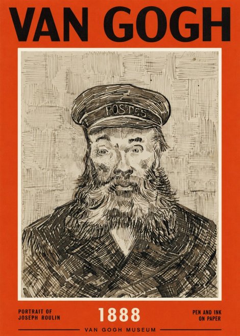 Van Gogh Portrait of Joseph Roulin I No2 - Póster