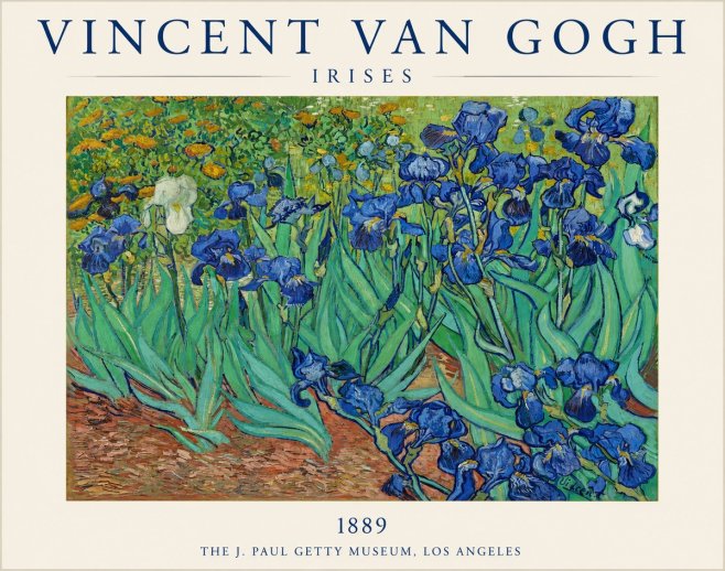 Van Gogh Irises I No1 - Póster