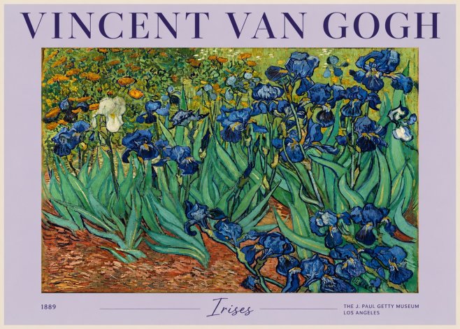 Van Gogh Irises I No2 - Póster