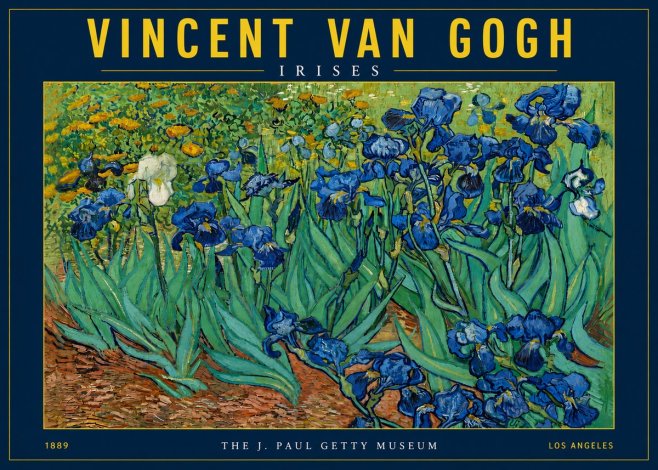 Van Gogh Irises I No4 - Póster