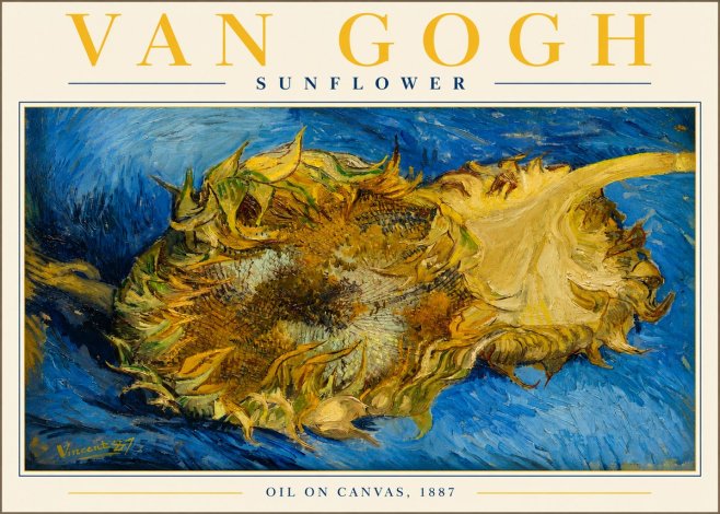 Van Gogh Sunflower No2 - Póster