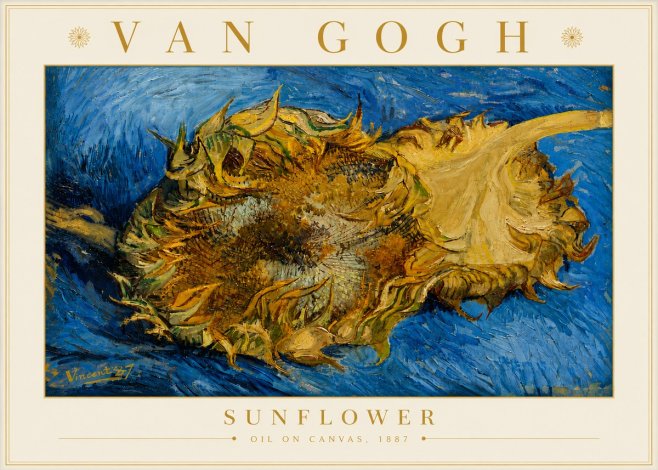 Van Gogh Sunflower No6 - Póster