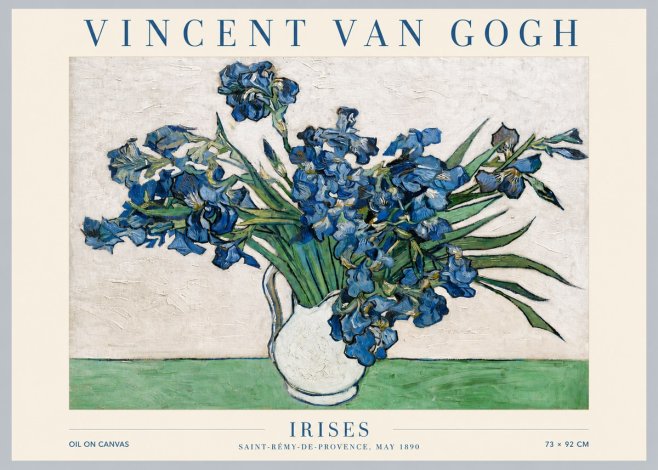 Van Gogh Irises II No5 - Póster
