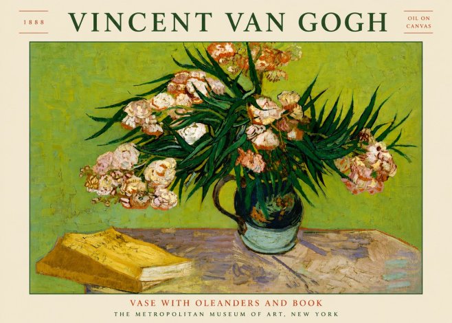 Van Gogh Oleanders No5 - Póster