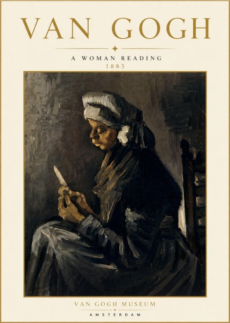 Van Gogh A Woman Reading No5 - Póster