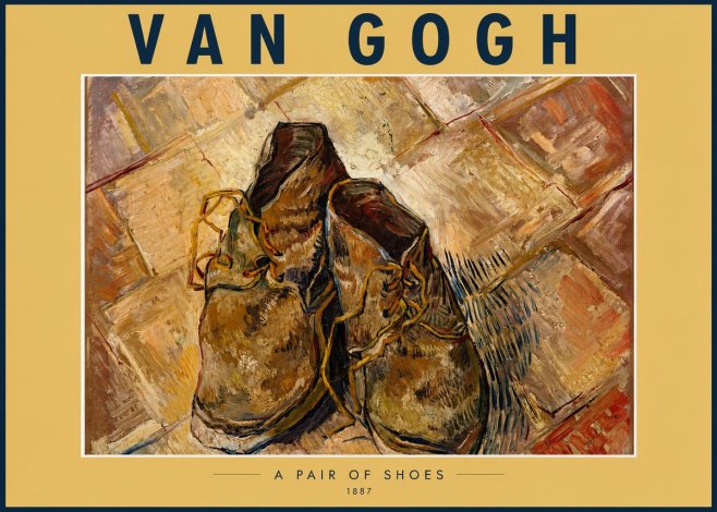 Van Gogh A Pair of Shoes No2 - Póster