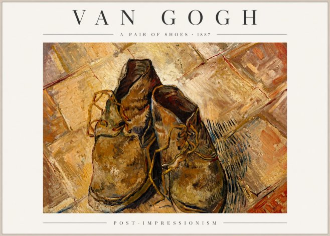 Van Gogh A Pair of Shoes No3 - Póster