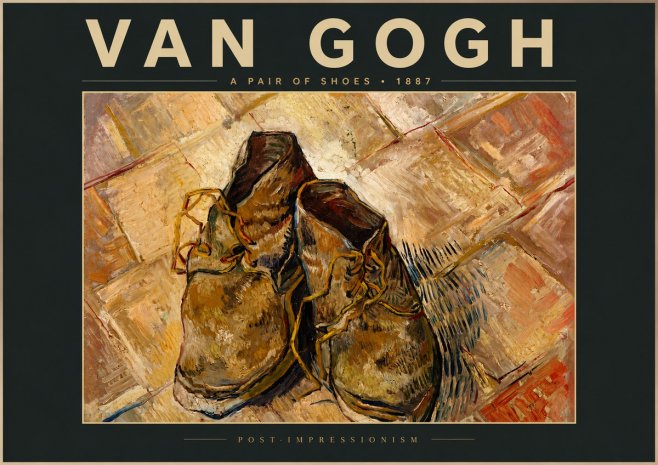 Van Gogh A Pair of Shoes No5 - Póster