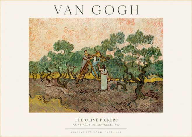 Van Gogh The Olive Pickers I No1 - Póster