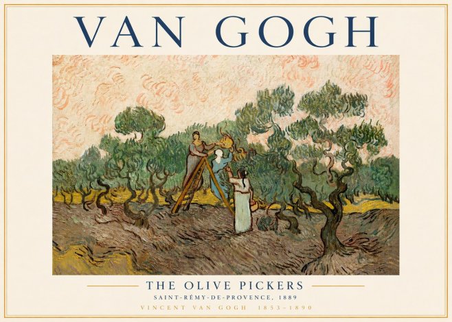Van Gogh The Olive Pickers I No3 - Póster