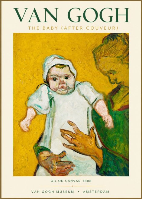 Van Gogh The Baby (After Couveur) No1 - Póster