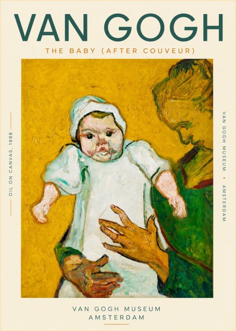 Van Gogh The Baby (After Couveur) No4 - Póster