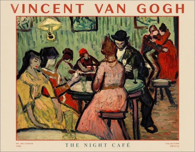 Van Gogh The Night Café I No1 - Póster