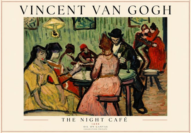 Van Gogh The Night Café I No6 - Póster