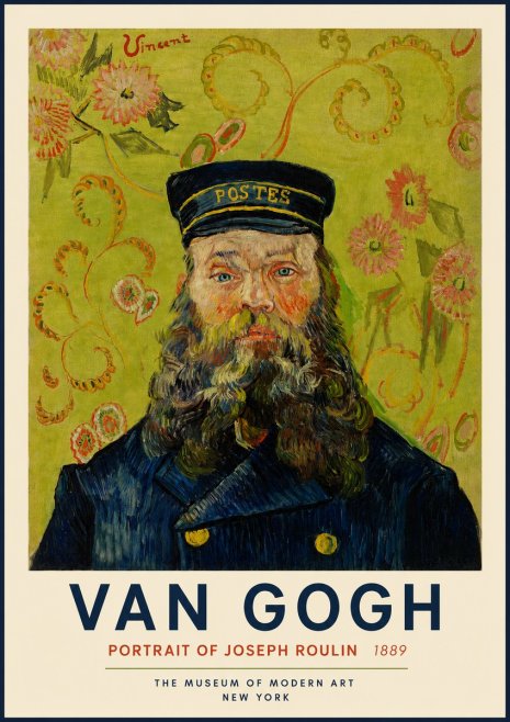 Van Gogh Portrait of Joseph Roulin II No3 - Póster