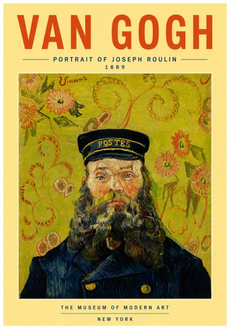 Van Gogh Portrait of Joseph Roulin II No6 - Póster