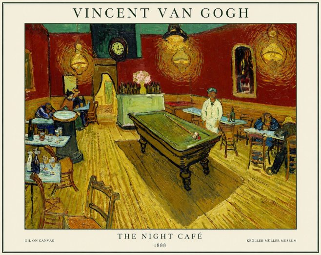 Van Gogh The Night Café II No1 - Póster
