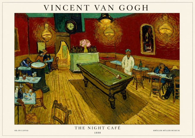 Van Gogh The Night Café II No3 - Póster