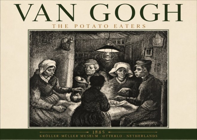 Van Gogh The Potato Eaters I No2 - Póster