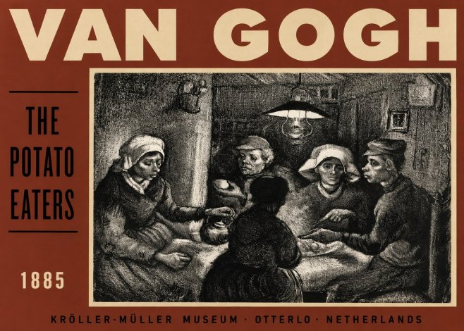 Van Gogh The Potato Eaters I No3 - Póster