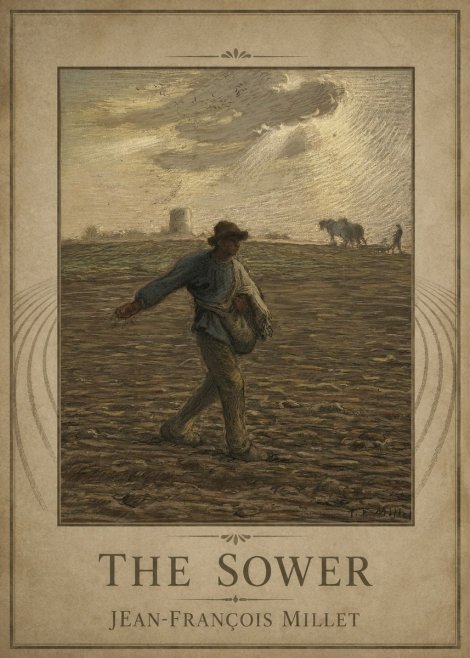 Jean-François Millet The Sower I No1 - Póster