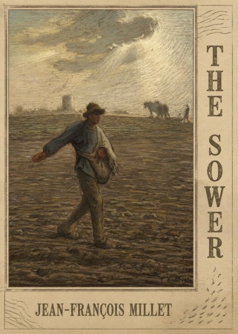 Jean-François Millet The Sower I No3 - Póster