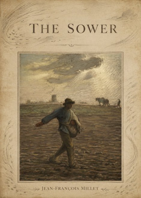 Jean-François Millet The Sower I No4 - Póster