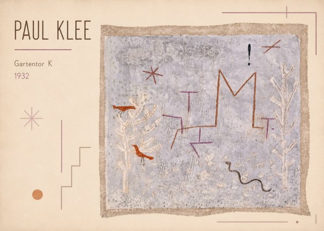Paul Klee Gartentor K No1 - Póster