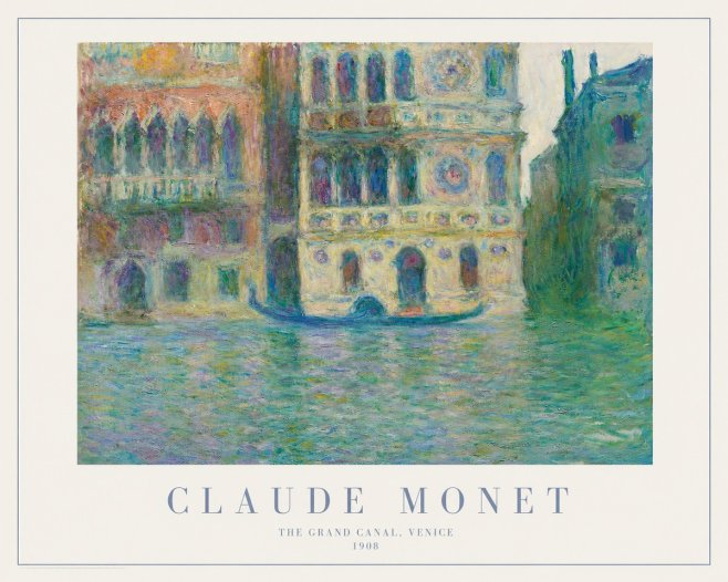 Monet The Grand Canal, Venice No1 - Póster