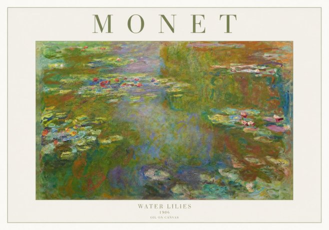 Monet Water Lilies III No1 - Póster