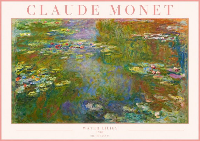 Monet Water Lilies III No3 - Póster