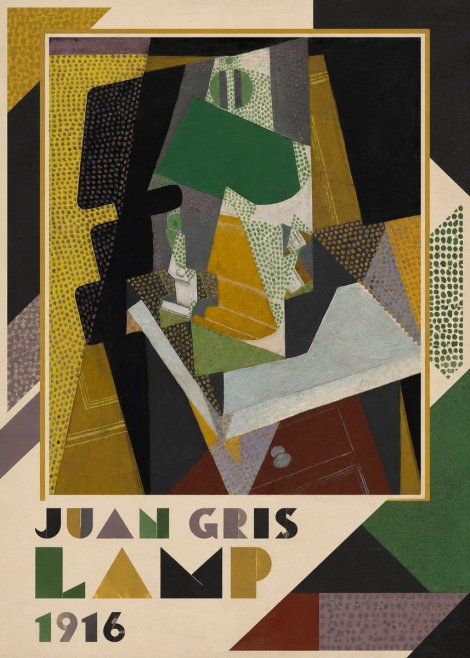 Juan Gris Lamp No1 - Póster