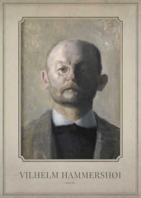 Vilhelm Hammershøi Self-portrait I No1 - Póster