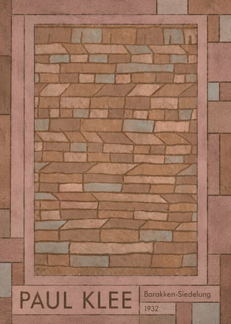 Paul Klee Barakken-siedelung No1 - Póster