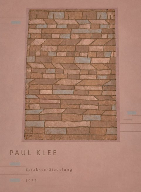 Paul Klee Barakken-siedelung No6 - Póster