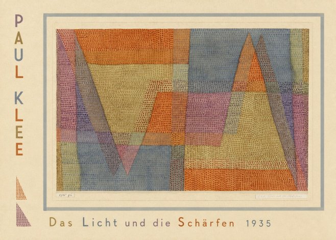 Paul Klee Das Licht Und Die Schärfen No2 - Póster