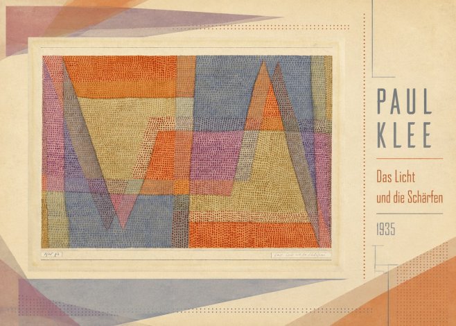 Paul Klee Das Licht Und Die Schärfen No3 - Póster
