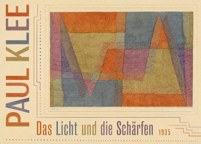 Paul Klee Das Licht Und Die Schärfen No5 - Póster