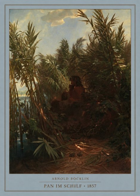 Arnold Böcklin Pan Im Schilf No4 - Póster