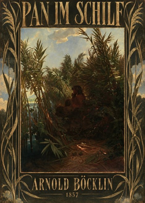 Arnold Böcklin Pan Im Schilf No5 - Póster