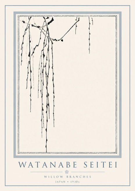 Watanabe Seitei Willow Branches I No6 - Póster
