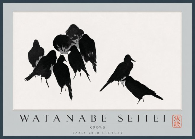 Watanabe Seitei Crows No2 - Póster