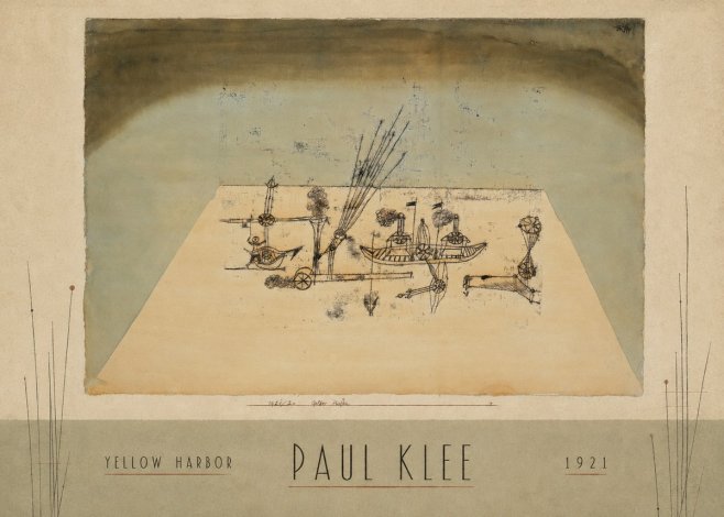 Paul Klee Yellow Harbor No3 - Póster