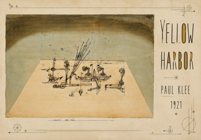 Paul Klee Yellow Harbor No5 - Póster